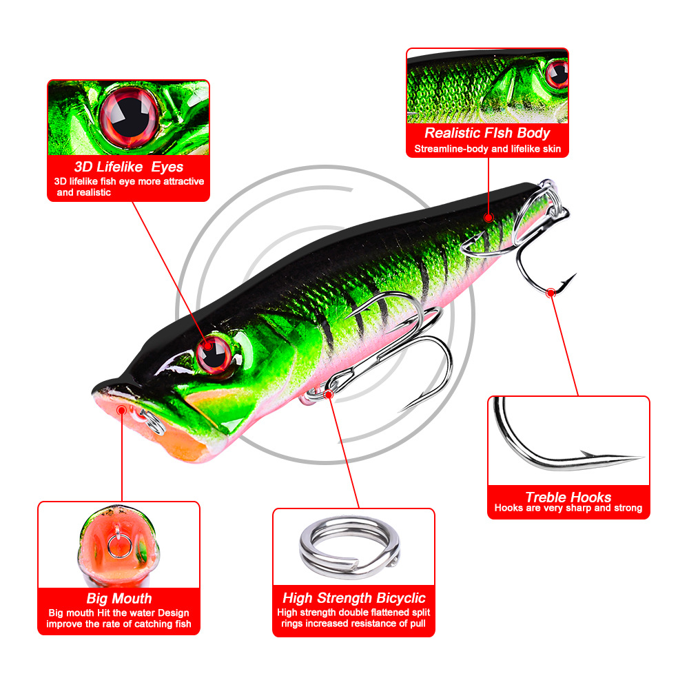 Hot Selling Popper Lure Topwat - огляд і ціна Fishing Lure Popper