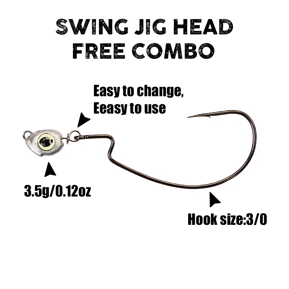 B&U Swing Jig head cheburashka - огляд і ціна Fishing Lure Jig